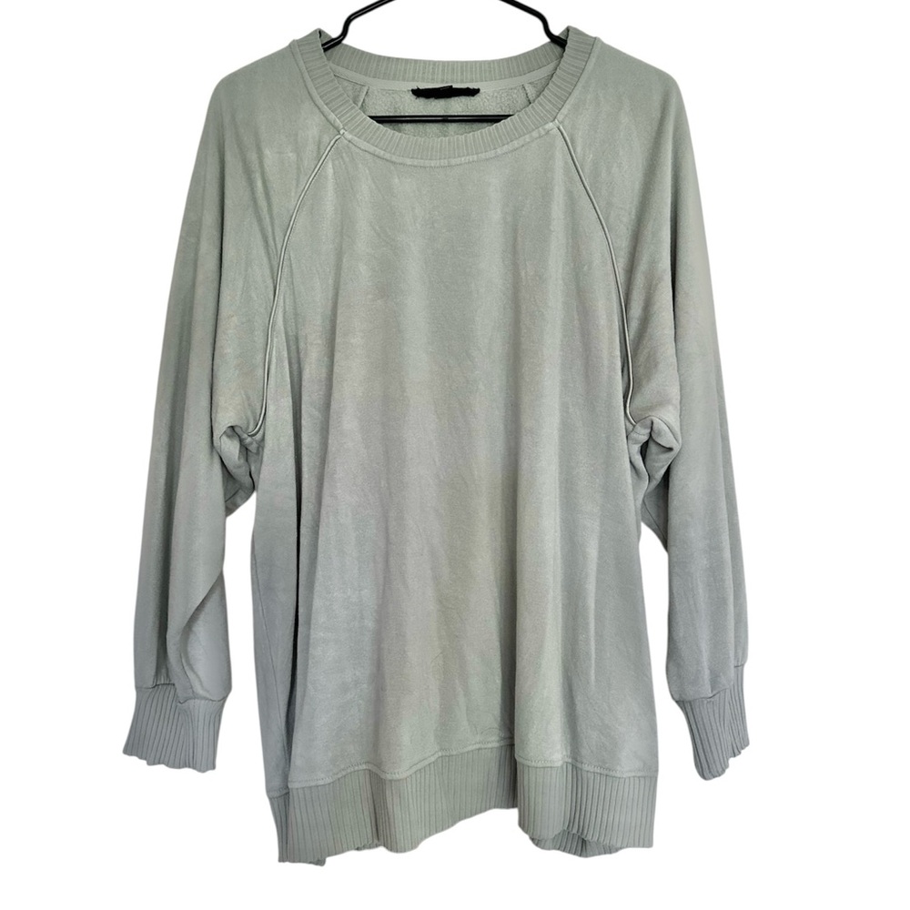 Jane and Delancey Light Mint Oversized Crewneck Lounge Top Size 1X